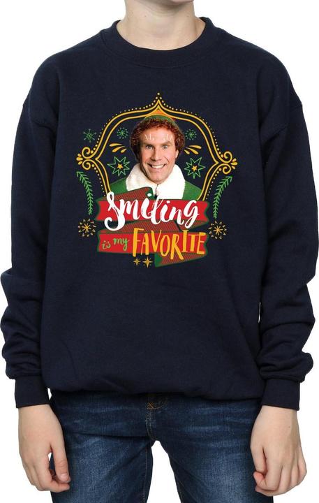 Actual product image Elf Boys Buddy Smiling Sweatshirt (116)