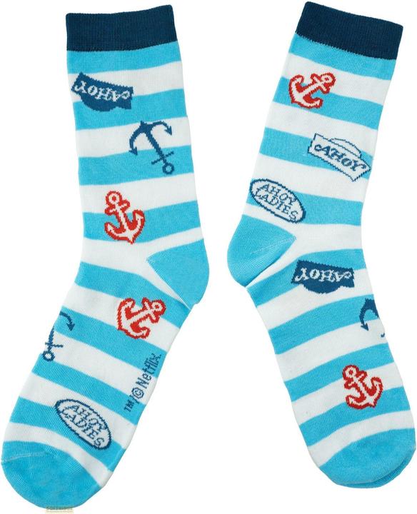 Actual product image Cinereplicas Stranger Things: Scoops Ahoy socks (3 pairs (pack of 3, 40)