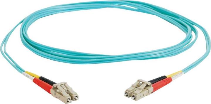 Actual product image C2G LC-LC 10Gb 50/125 OM3 Duplex Multimode PVC Fiber Optic Cable (LSZH) (1 m)