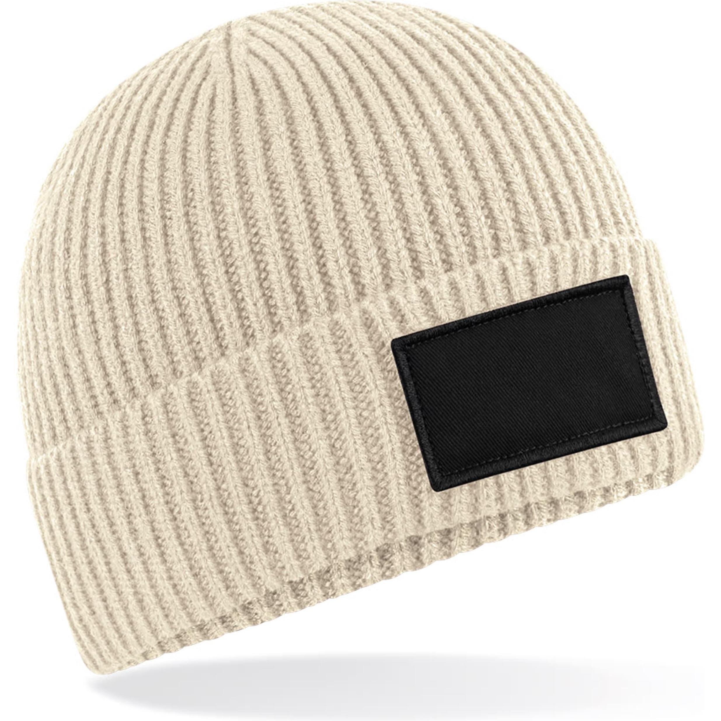 Thumbnail - Beechfield, Mütze, Trendige Mütze mit Patches, Beige