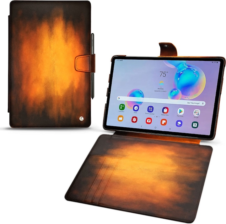 Produktbild Noreve Lederschutzhülle Wallet (Galaxy Tab S6 Lite)