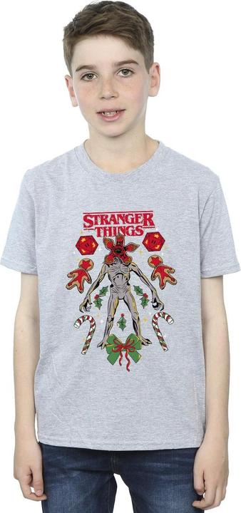 Produktbild Netflix Stranger Things Christmas Demogorgon TShirt Jungen (128)