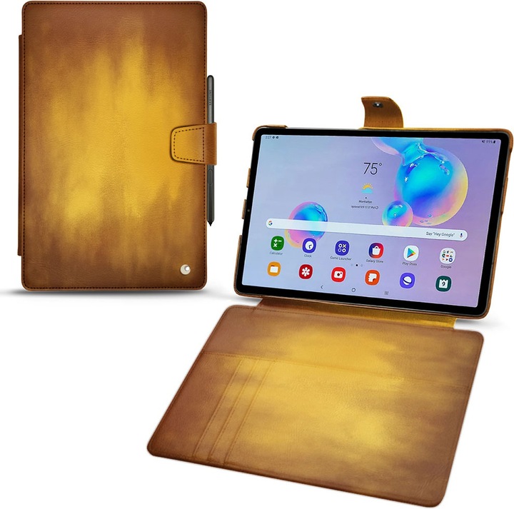 Produktbild Noreve Lederschutzhülle Wallet (Galaxy Tab S6 Lite)