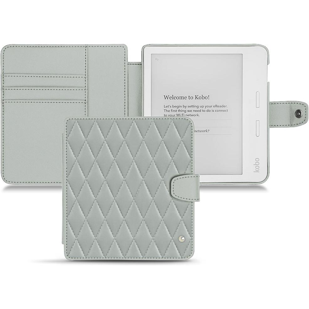 Noreve Lederschutzhülle Wallet (Libra H2O), Tablet Hülle, Grau