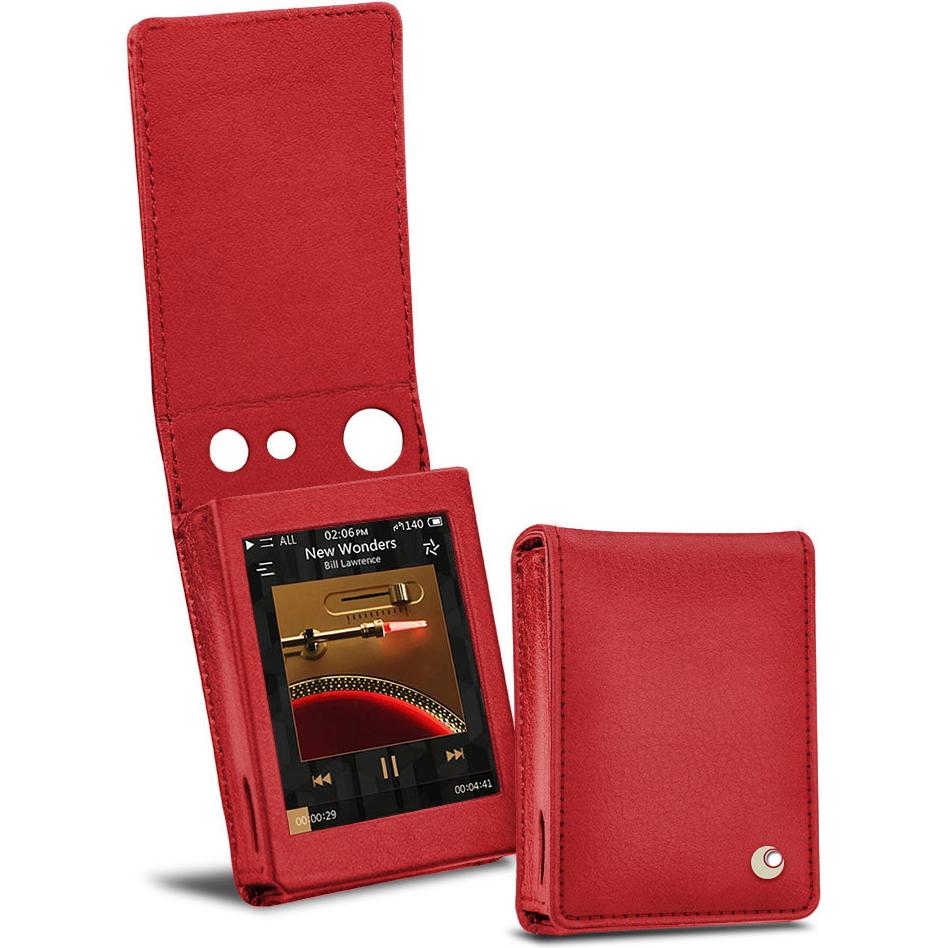 Noreve Lederschutzhülle vertikal, MP3 Tasche + Hülle, Rot