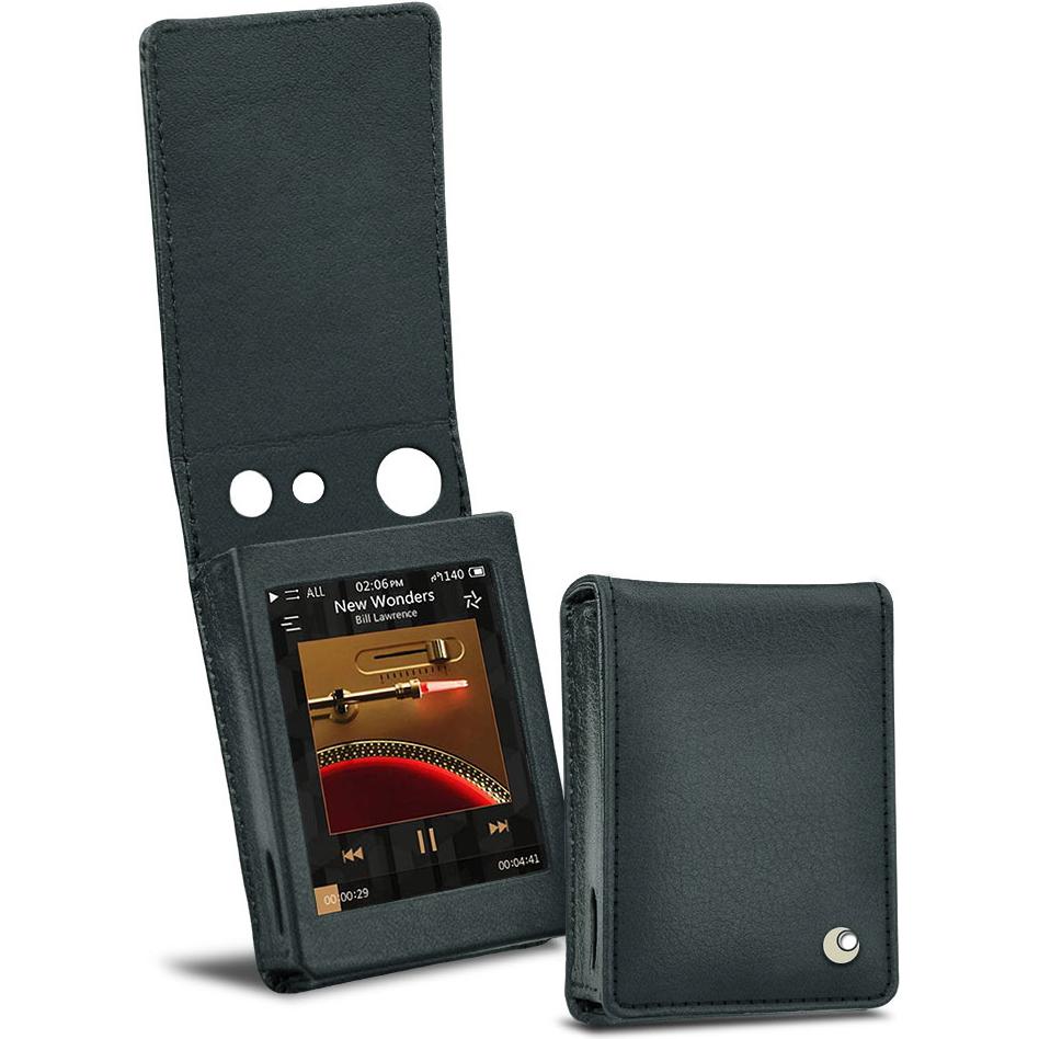 Noreve Lederschutzhülle vertikal, MP3 Tasche + Hülle, Blau