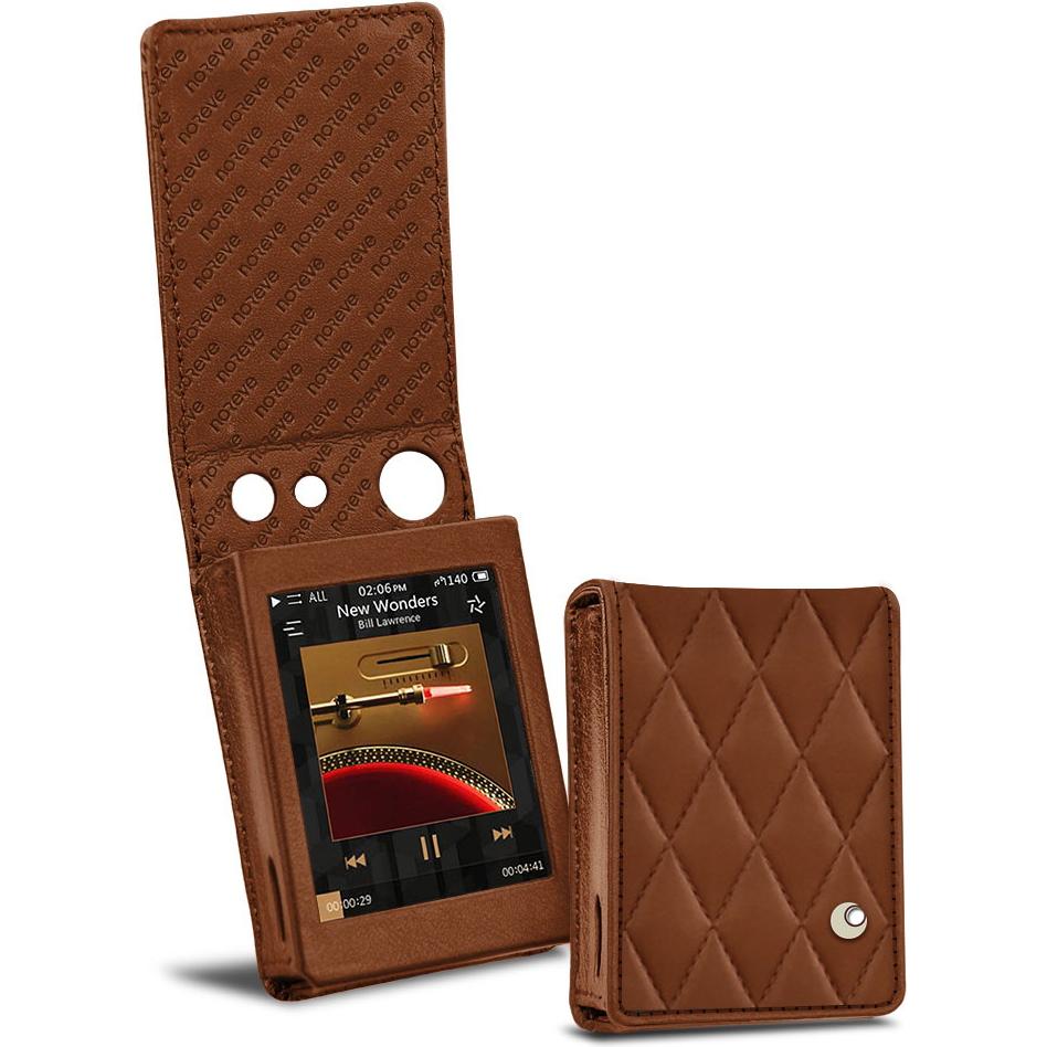Noreve Lederschutzhülle vertikal, MP3 Tasche + Hülle, Braun