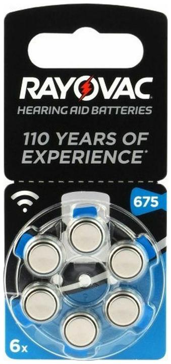 Image du produit Rayovac Zinc Air (6 pcs, 675, PR44, 640 mAh)