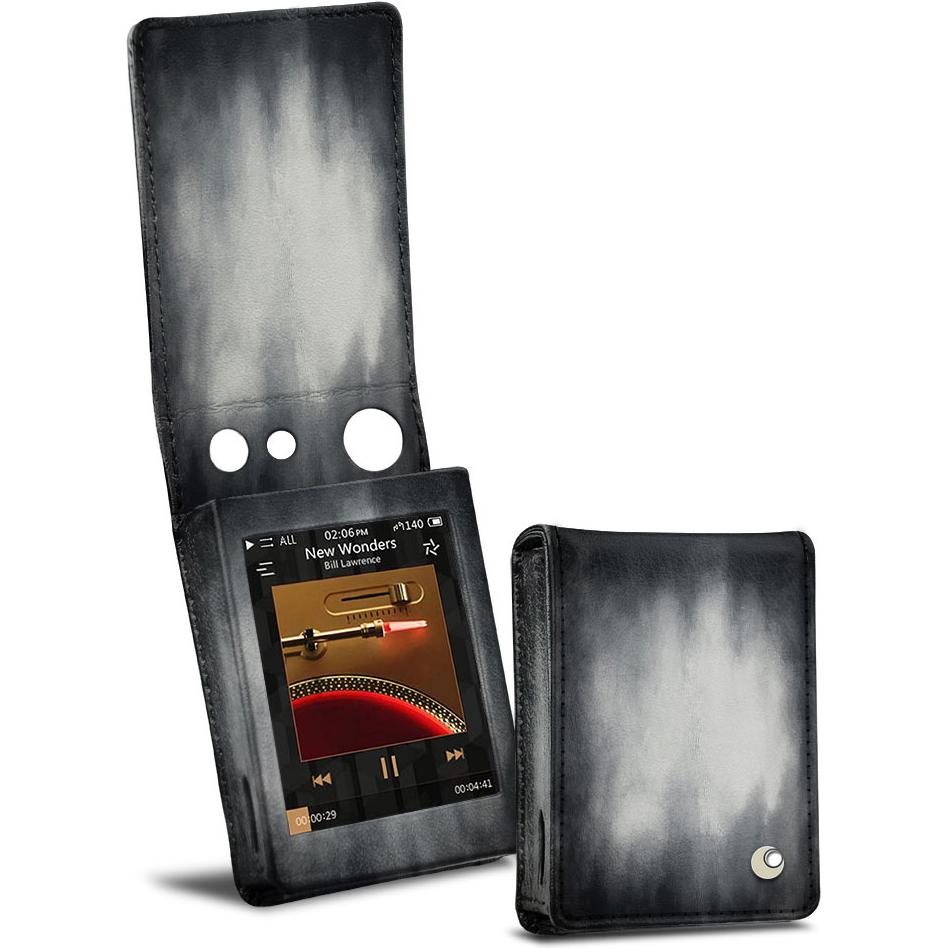 Noreve Lederschutzhülle vertikal, MP3 Tasche + Hülle, Grau