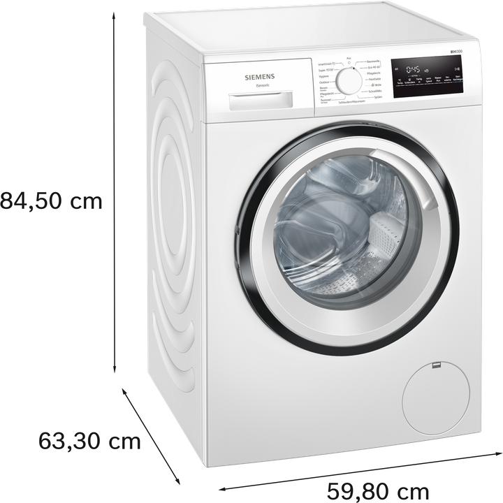 Actual product image Siemens WM14N225 iQ300 (8 kg, Left)