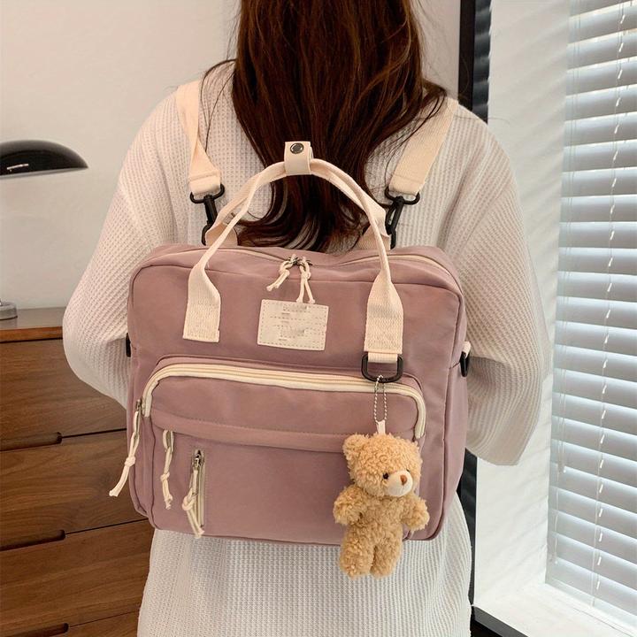 Actual product image Only-Bags.Store Large capacity multifunctional backpack with multiple pockets, multifunctional backpack handbag