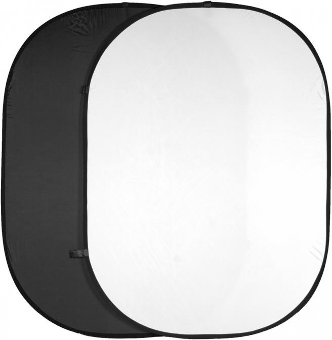 Actual product image Walimex Foldable Background 200x230cm black/white (230 cm, 200 cm)