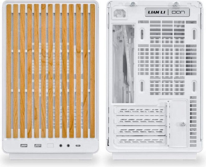 Image du produit Lian-Li DAN Cases A3-mATX Wood Edition PC-Gehäuse, Micro-ATX - Buche, weiss (mATX, Mini-ITX)