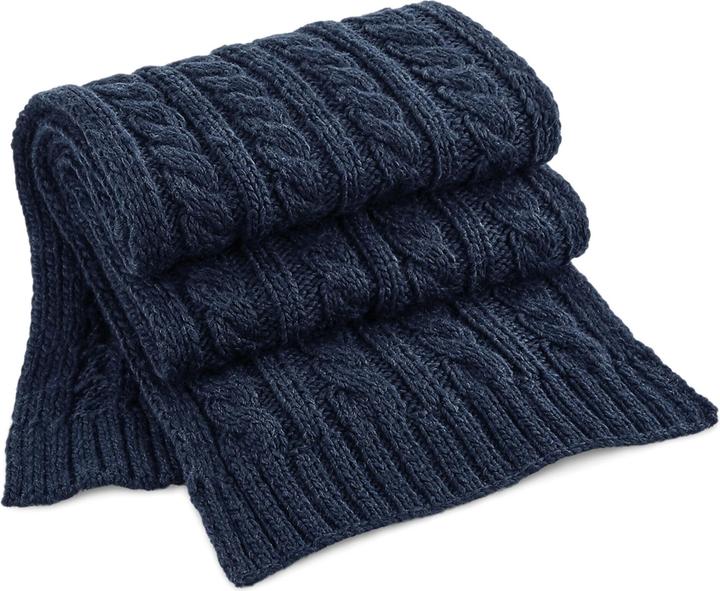 Immagine prodotto Beechfield Sciarpa unisex da adulto in maglia a cavi melange