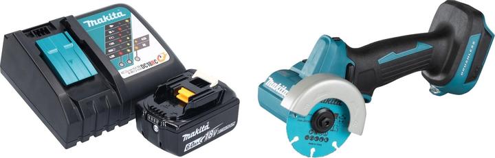 Produktbild Makita DMC 300 RG1 Akku Winkelschleifer 18 V 76 mm Brushless + 1x Akku 6,0 Ah + Ladegerät (76 mm)