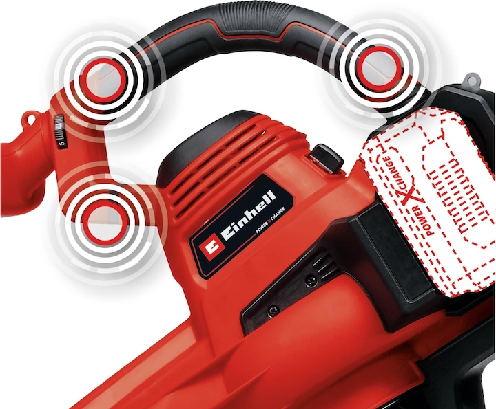 Actual product image Einhell GE-CL 36/230 Li E -Solo (Rechargeable battery operated, Leaf vacuums)