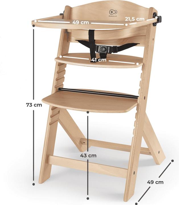 Actual product image KinderKraft Enock (Stair high chair)