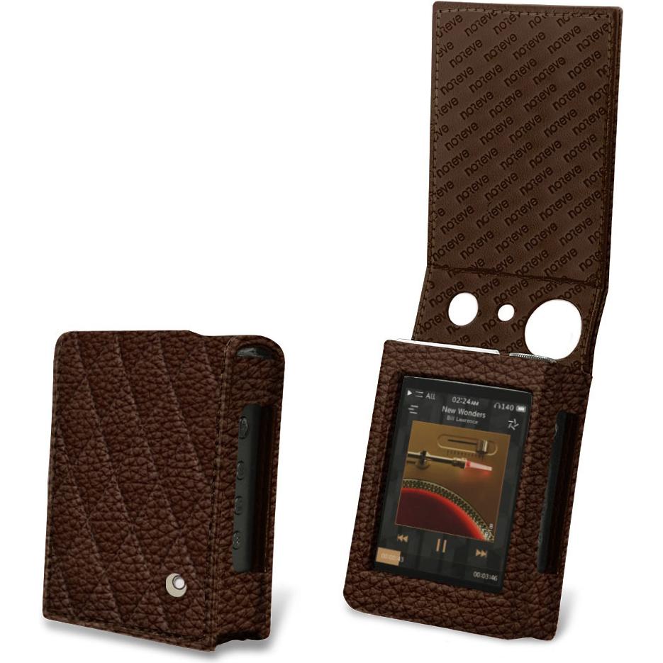 Noreve Lederschutzhülle vertikal, MP3 Tasche + Hülle, Braun