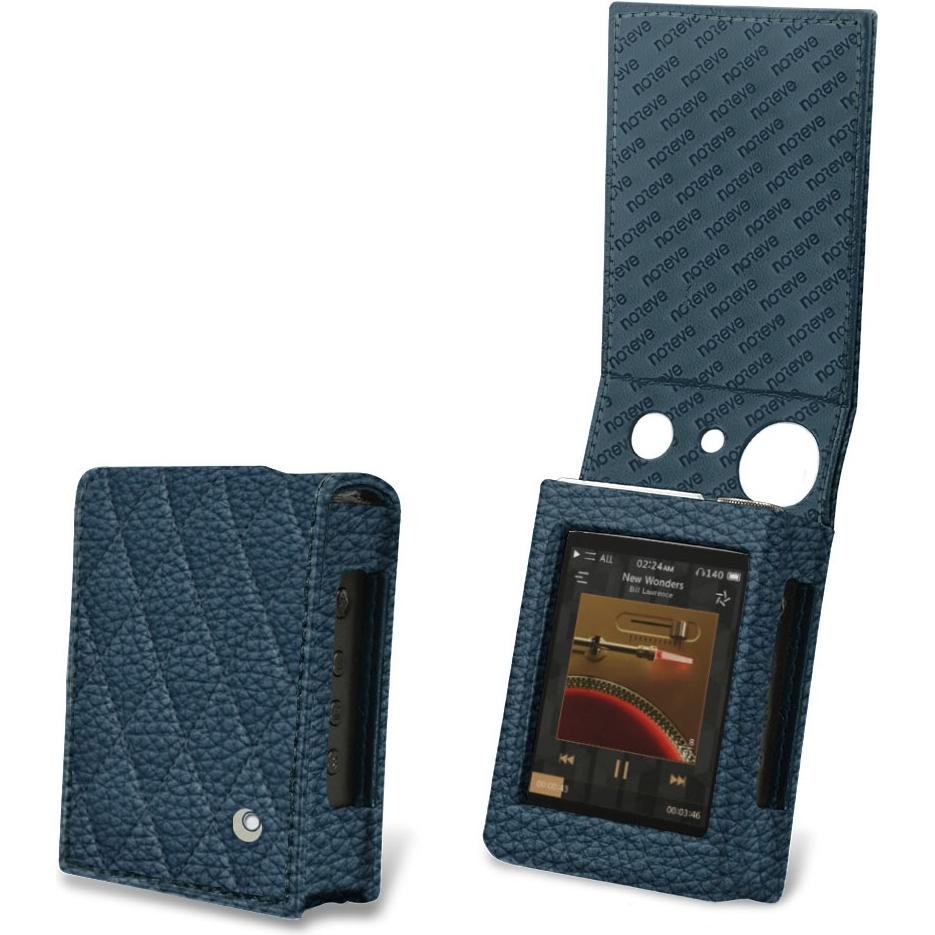 Noreve Lederschutzhülle vertikal, MP3 Tasche + Hülle, Blau