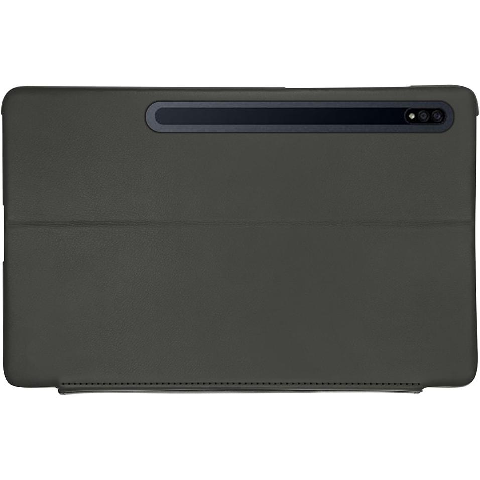 Thumbnail - Noreve Lederschutzhülle horizontal (Galaxy Tab S7), Tablet Hülle, Orange