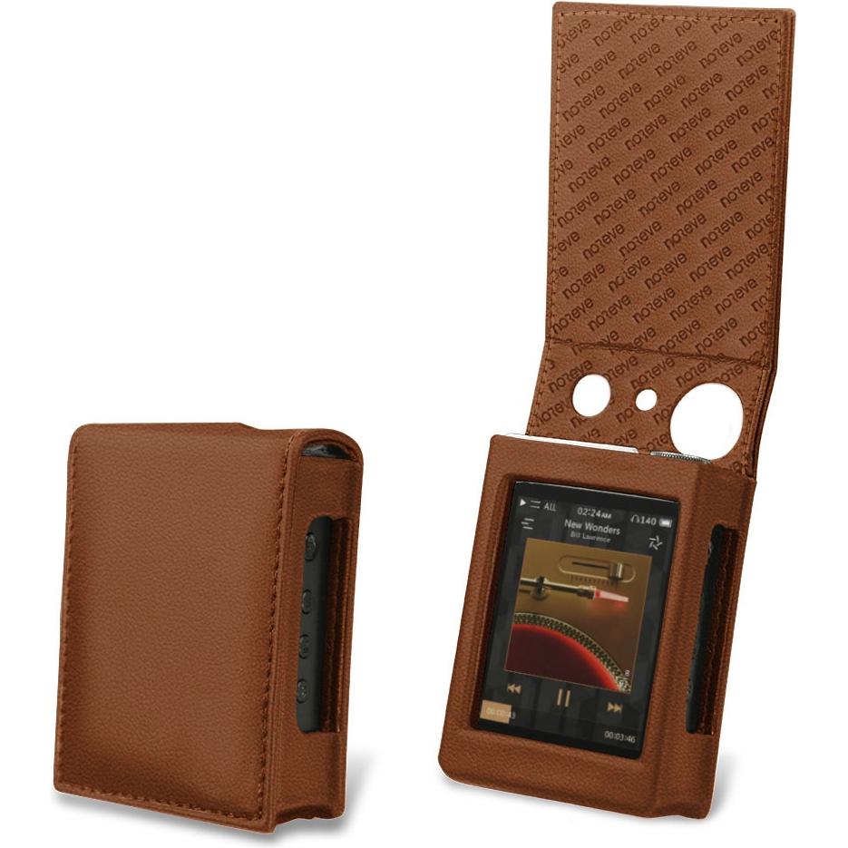 Noreve Lederschutzhülle vertikal, MP3 Tasche + Hülle, Braun