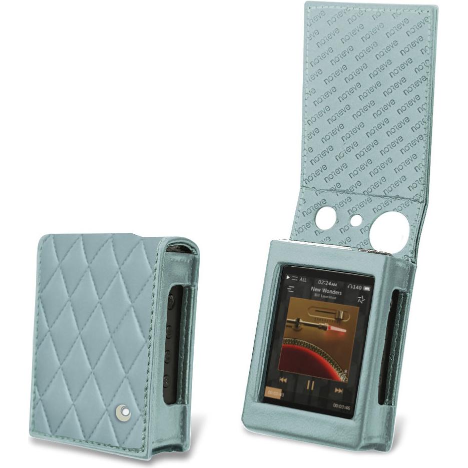 Noreve Lederschutzhülle vertikal, MP3 Tasche + Hülle, Blau