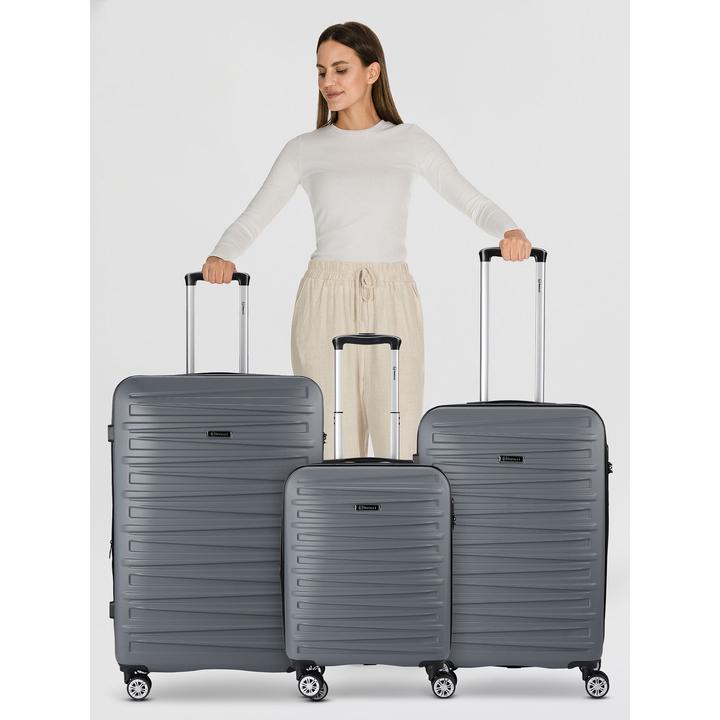 Actual product image Benzi 5493 4 Rollen Kofferset 3-teilig mit Dehnfalte (197 l)