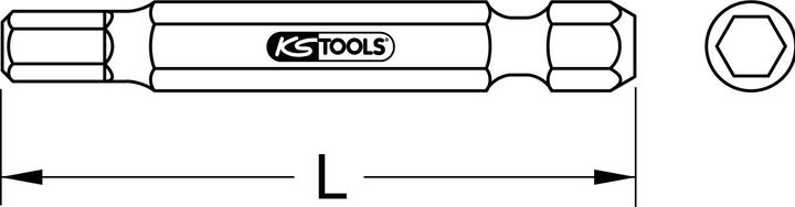 Produktbild KS Tools 1/4" Bit (10,0 mm)