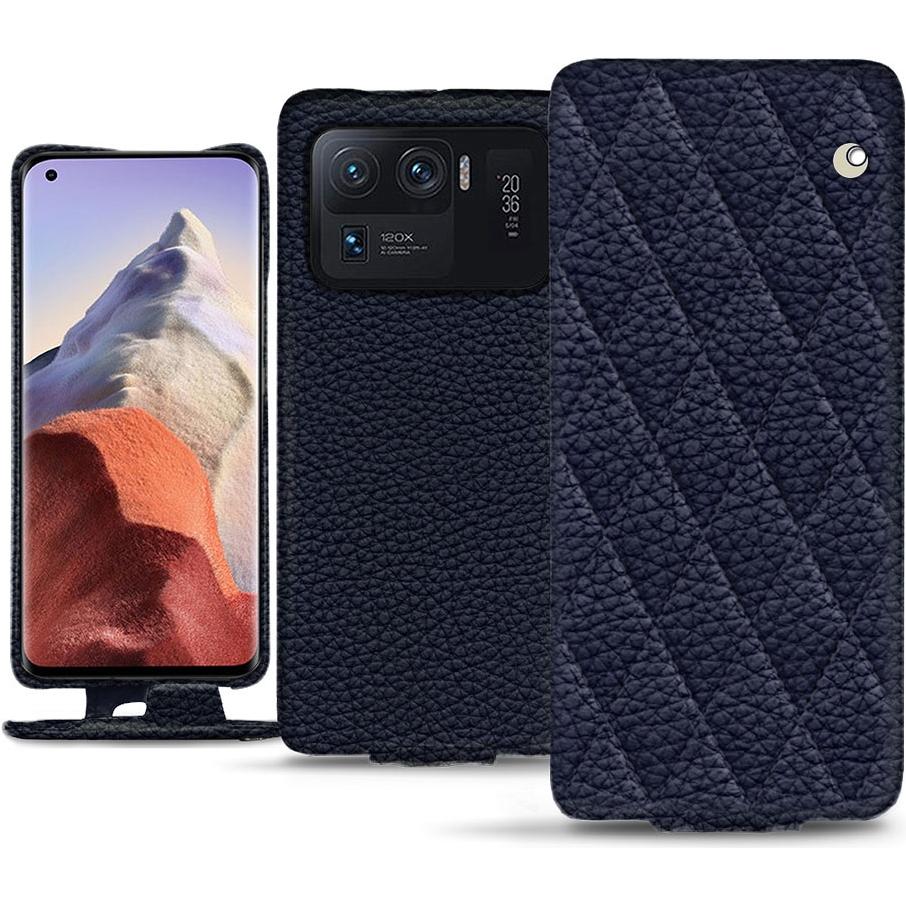 Noreve Lederschutzhülle vertikal (Xiaomi Mi 11 Ultra), Smartphone Hülle, Violett