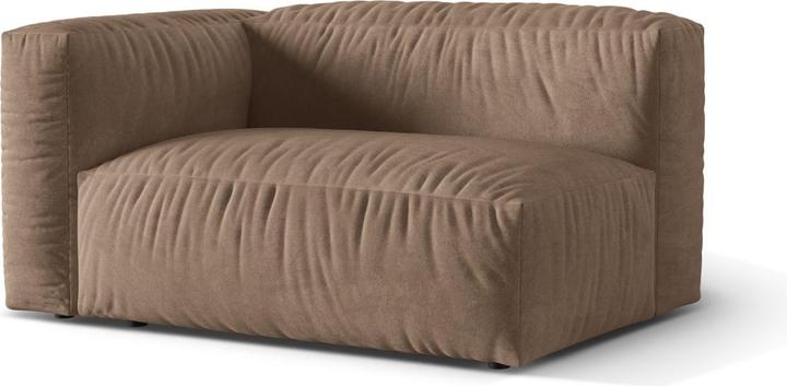 Image du produit Micadoni Chauffeuse Gauche, "Martina", 1 Place, 160x106x75 Fabriqué en Europe (Canapé modulaire, 1 place)