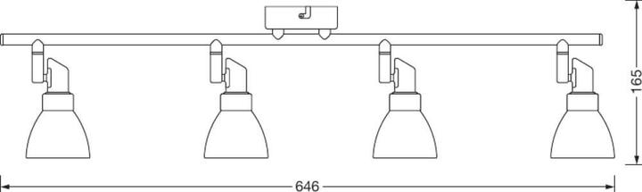 Productafbeelding Ledvance LED SPOT 4X1,9W 827 G9 LEDV (800 lm, G9)