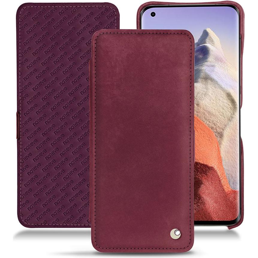 Noreve Lederschutzhülle horizontal (Xiaomi Mi 11 Ultra), Smartphone Hülle, Violett