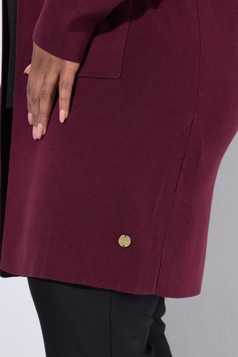 Produktbild Ulla Popken Strickjacke, lange, offene Form, weicher Feinstrick (50, 52)