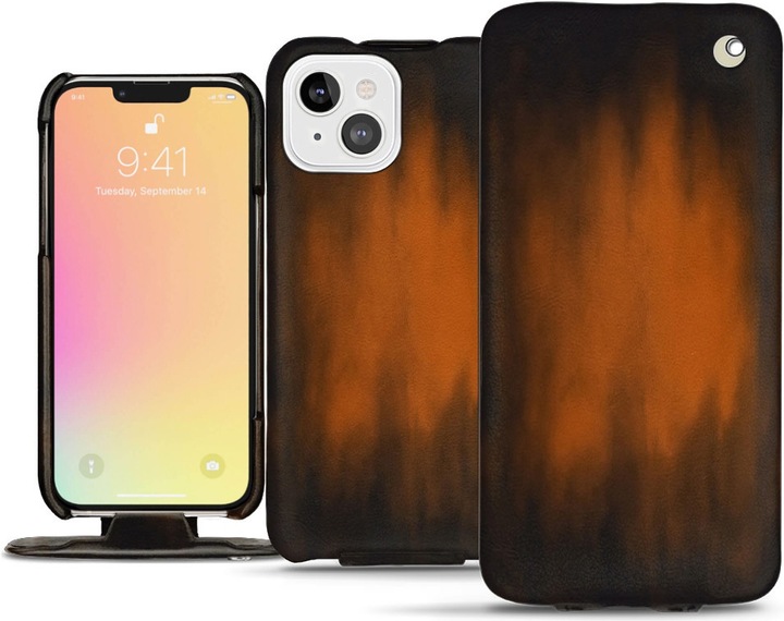 Noreve Lederschutzhülle vertikal (Apple iPhone 13)