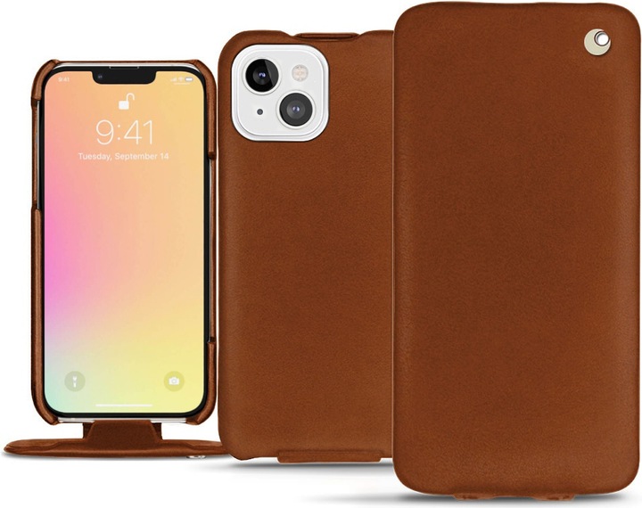 Immagine prodotto Noreve Cover in pelle verticale (Apple iPhone 13)