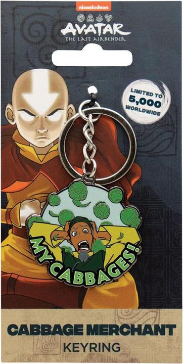 Actual product image Fanattik Avatar The Lord of the Elements Keyring Cabbage Merchant Limited Edition