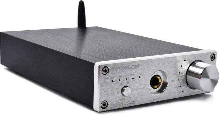Foxilon D42 DAC/Bluetooth hoofdtelefoonversterker (USB DAC, aptX, Bluetooth)