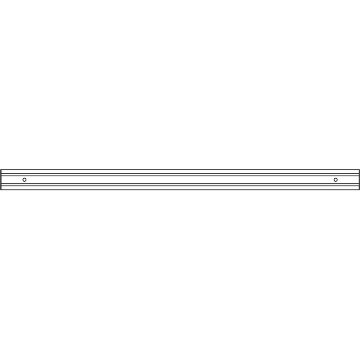 Hammerbacher, Zubehör Büromöbel, Orga-Schiene 180 cm, ohne Halterung, silber