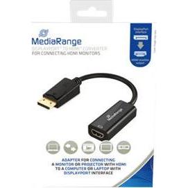 Thumbnail - MediaRange MRCS175 Videokabel-Adapter 0,15 m HDMI Typ A (Standard) DisplayPort Schwarz (HDMI, 15 cm), Data + Video Adapt...