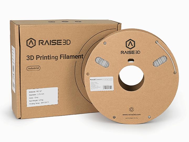 Produktbild Raise3D Industrial Filament PET GF Grey 1kg (PET, 1.75 mm, 1000 g)