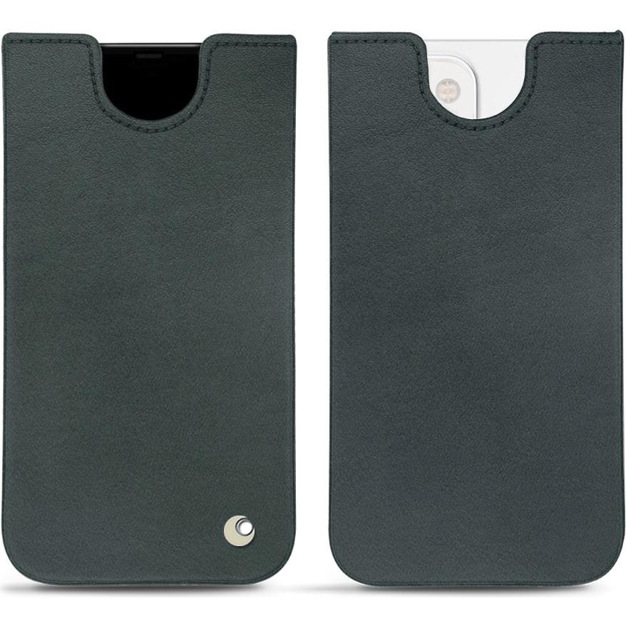 Noreve Lederschutzhülle (Apple iPhone 13 mini), Smartphone Hülle, Blau