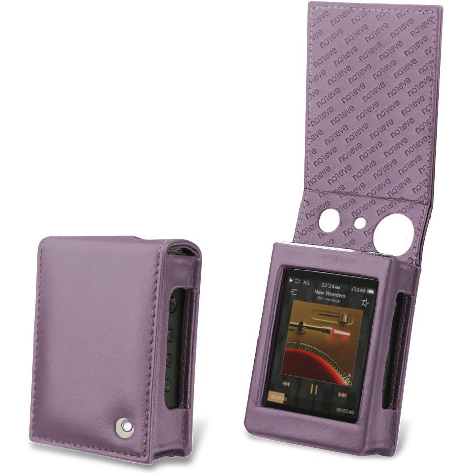Noreve Lederschutzhülle vertikal, MP3 Tasche + Hülle, Violett