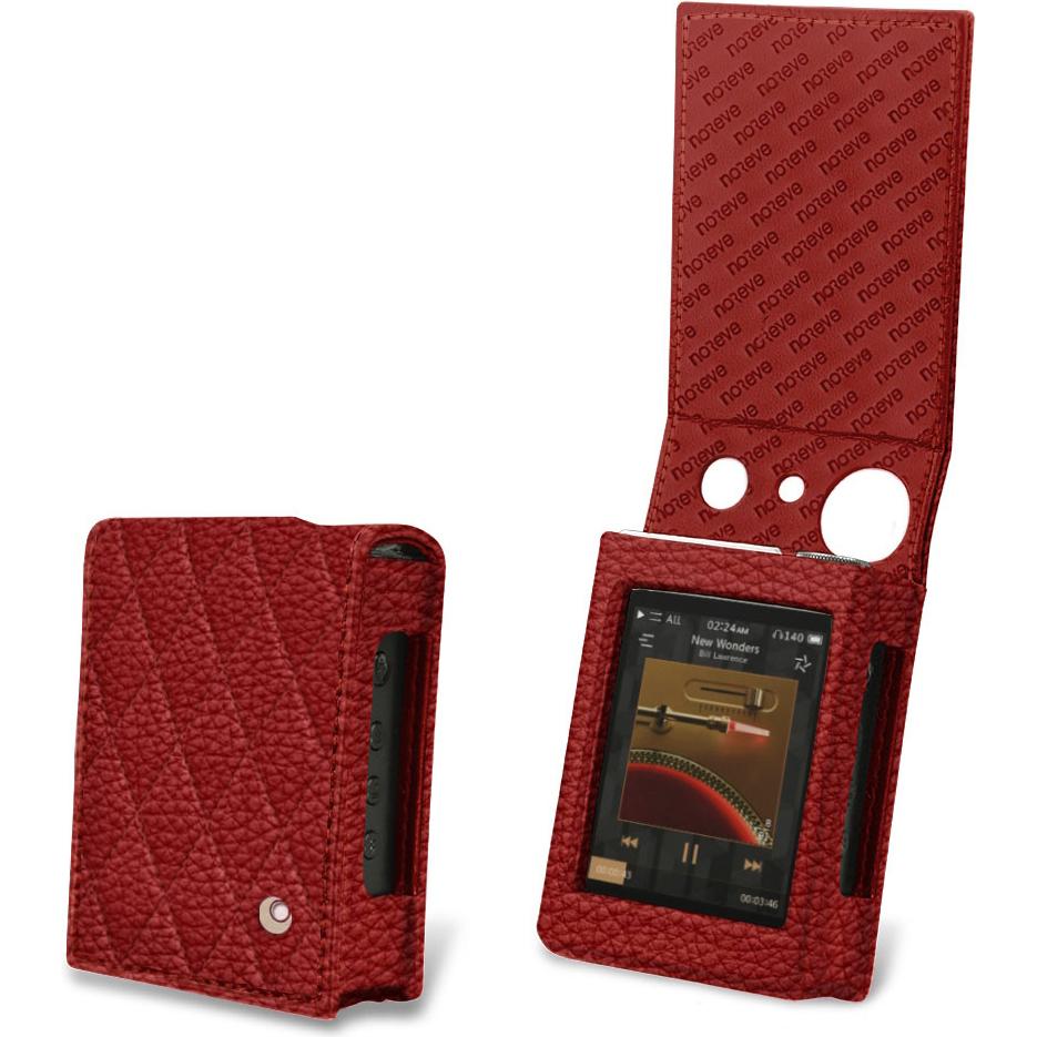 Noreve Lederschutzhülle vertikal, MP3 Tasche + Hülle, Rot