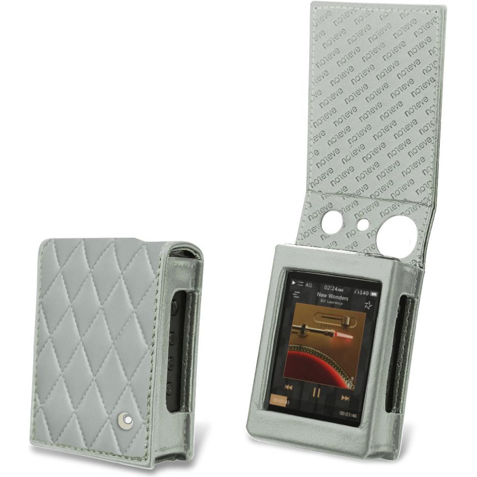 Noreve Lederschutzhülle vertikal, MP3 Tasche + Hülle, Grau
