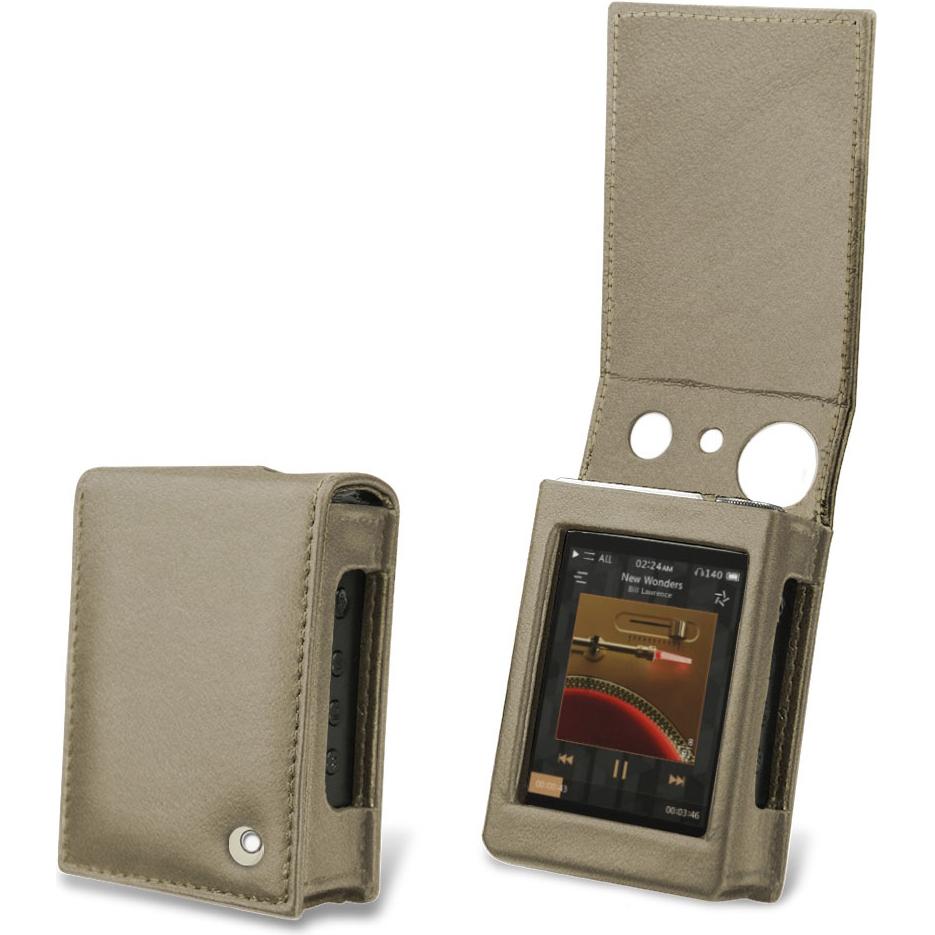 Noreve Lederschutzhülle vertikal, MP3 Tasche + Hülle, Beige