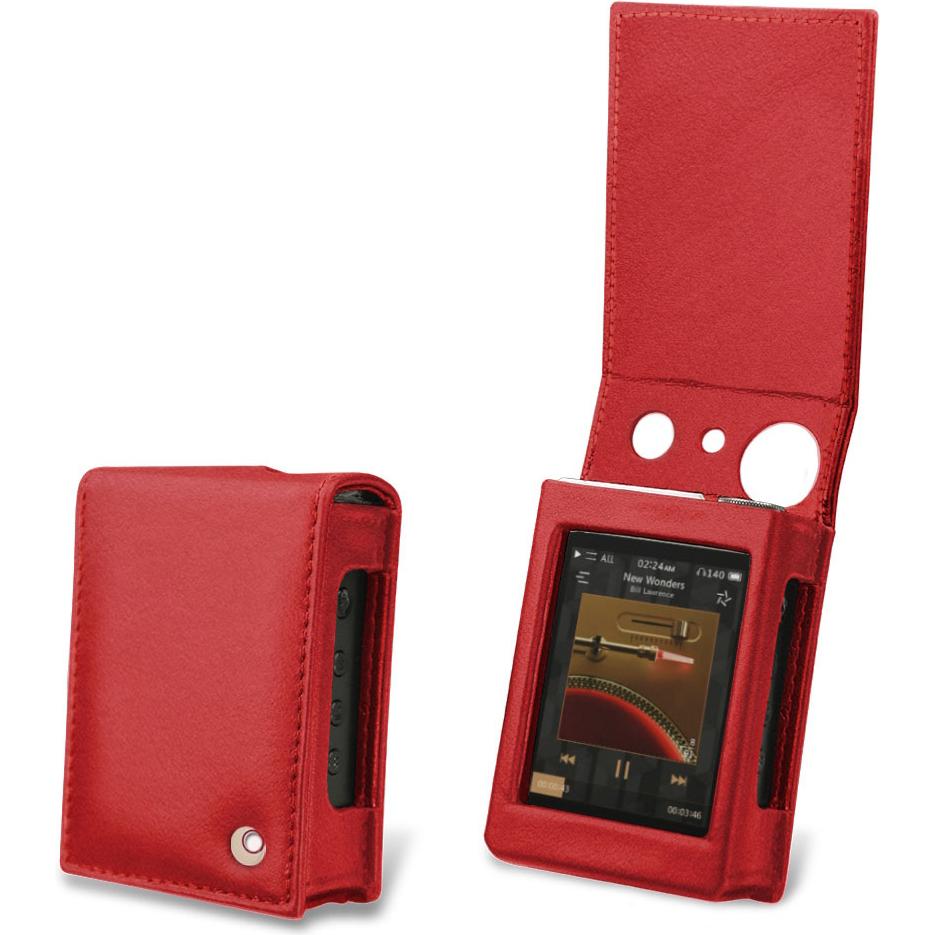 Thumbnail - Noreve Lederschutzhülle vertikal, MP3 Tasche + Hülle, Rot