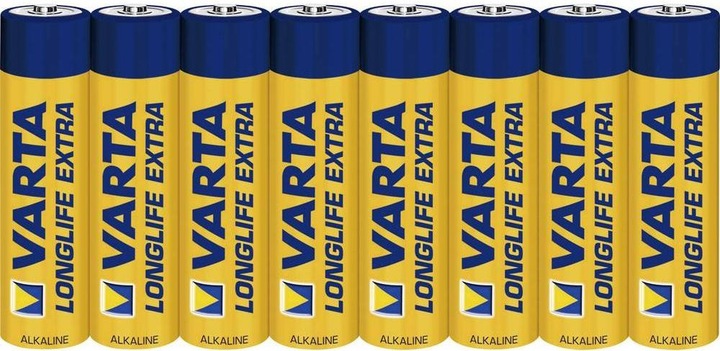 Productafbeelding Varta Longlife Extra (8 Pcs., AAA, 1200 mAh)