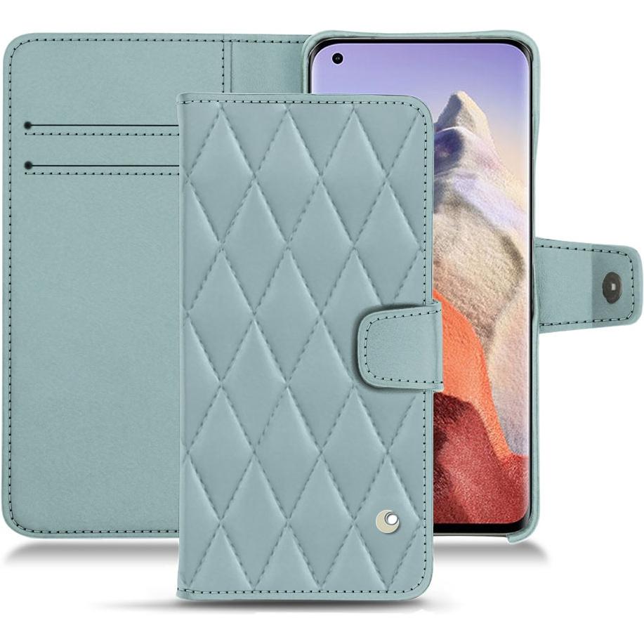Noreve Lederschutzhülle Wallet (Xiaomi Mi 11 Ultra), Smartphone Hülle, Blau