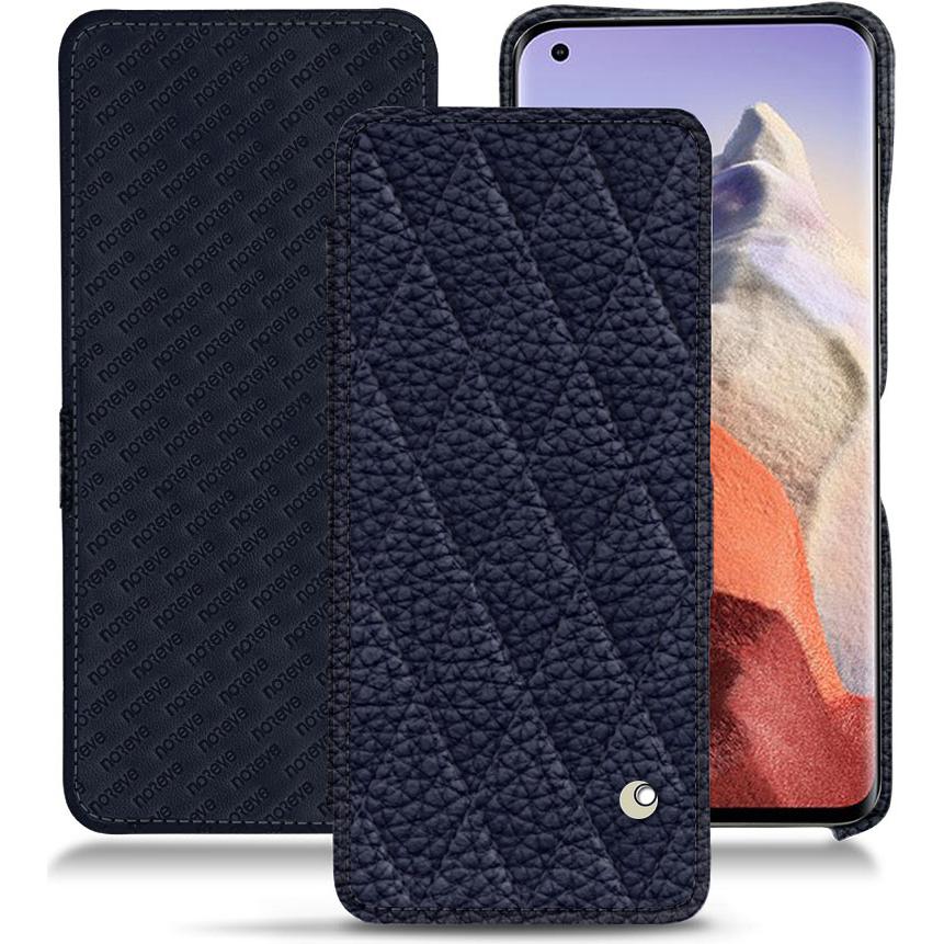 Noreve Lederschutzhülle horizontal (Xiaomi Mi 11 Ultra), Smartphone Hülle, Violett