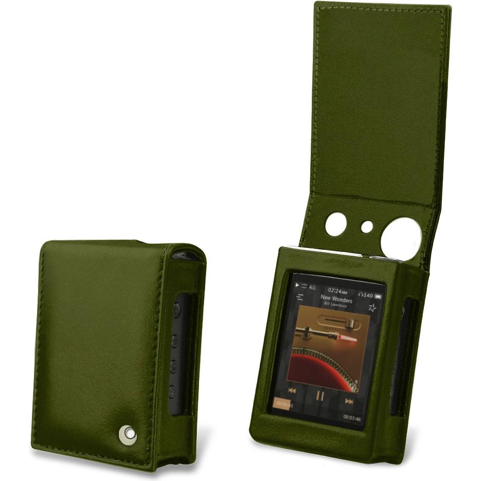 Thumbnail - Noreve Lederschutzhülle vertikal, MP3 Tasche + Hülle, Grün